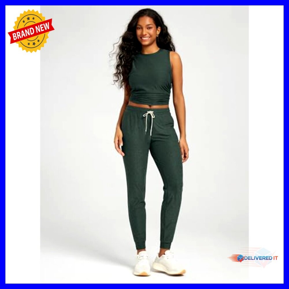 Performance Joggers with Pockets, Adjustable Mid … - image 2